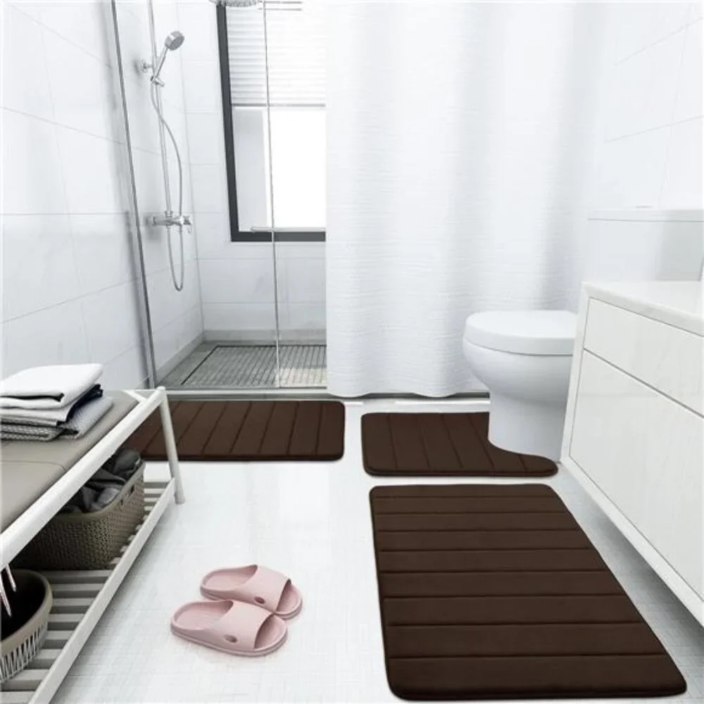 Buganda Memory Foam Bath Mat Rug, 30
